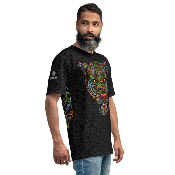 Playera jaguar estilo huichol - Imagen 4