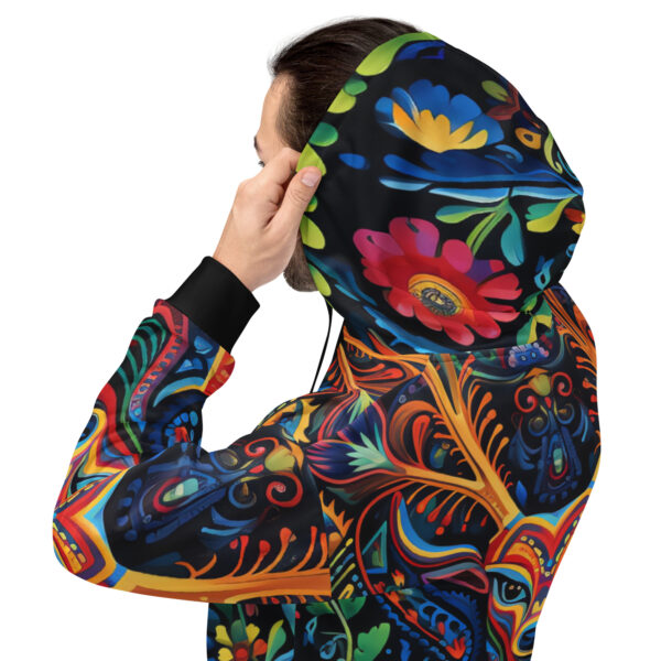 Hoddie unisex ilustración alebrije venado - Imagen 5