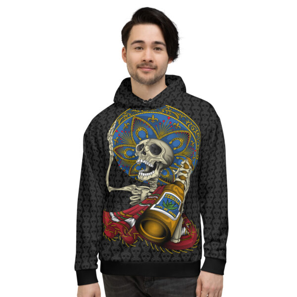 Hoodie unisex calavera mariachi