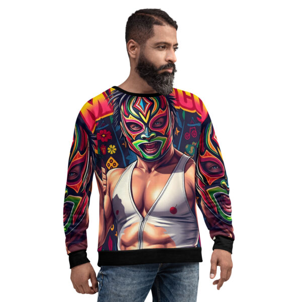 Sudadera unisex ilustración luchador