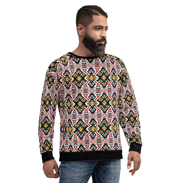 Sudadera unisex patrón azteca