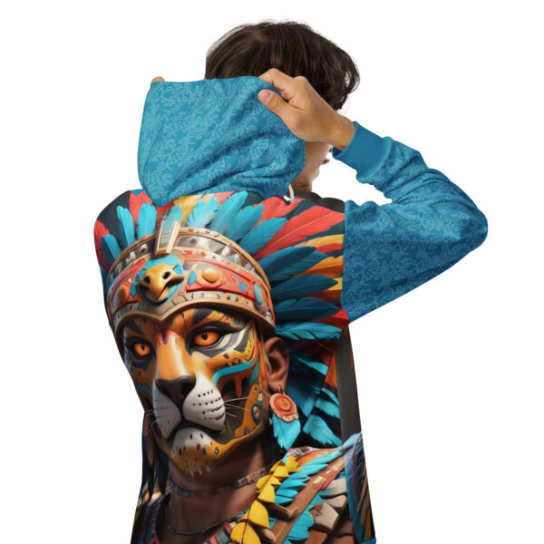 Hoodie con cremallera unisex Guerrero Jaguar - Imagen 3