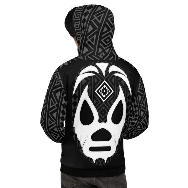 Hoodie unisex reciclado espalda luchador Mr "M"