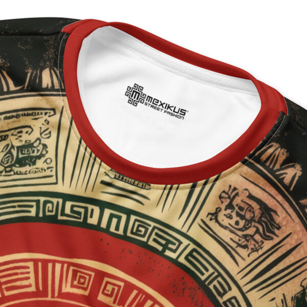 Sudadera unisex reciclada etiqueta escudo mexicano