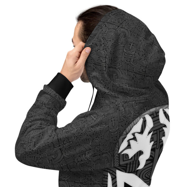 Hoodie unisex reciclado capucha luchador Mr "W"