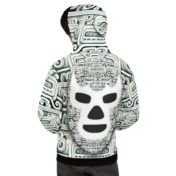 Hoodie unisex reciclado espalda luchador Mr "B"