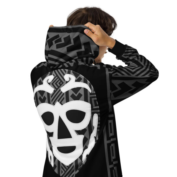 Hoodie unisex cremallera reciclado capucha luchador Mr "H"