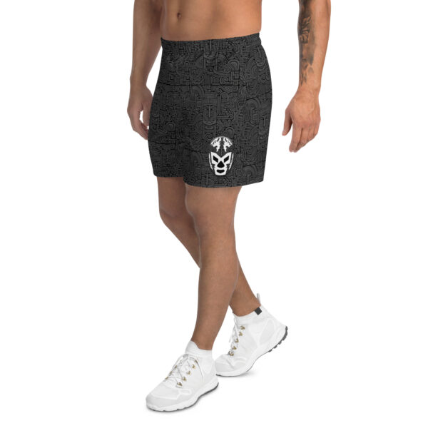 Shorts deportivos lado izquierdo luchador Mr "W"