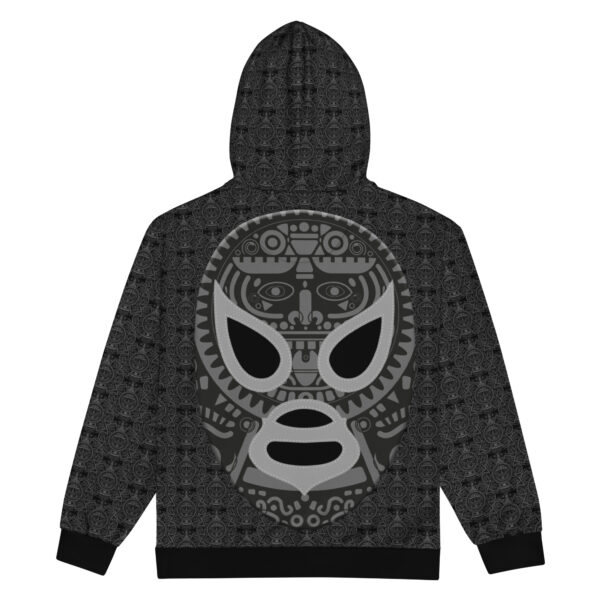 Hoodie unisex cremallera reciclado espalda luchador Mr "S"