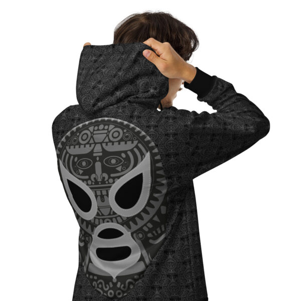 Hoodie unisex cremallera reciclado capucha luchador Mr "S"